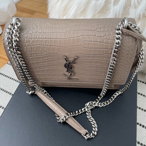 YSL Sunset medium croc - Picture 6 of 11